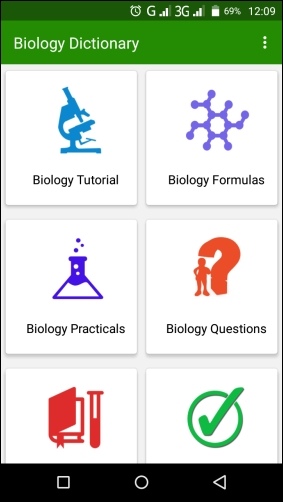 Biology dictionary app
